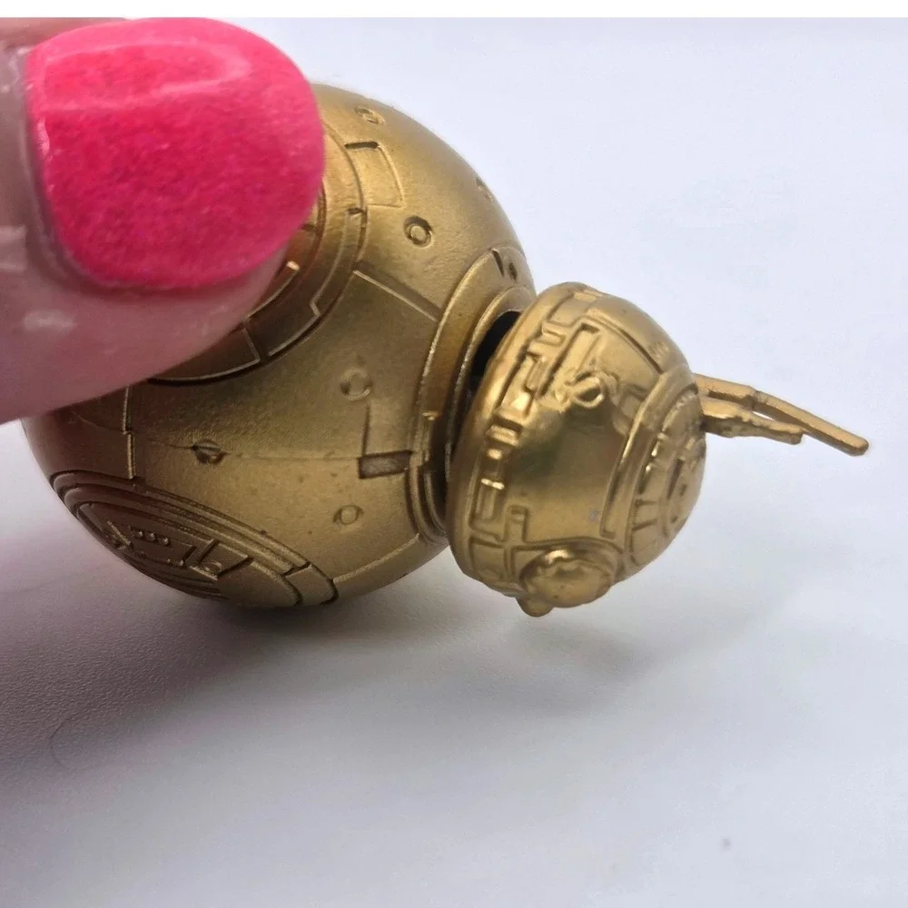 Hasbro Star Wars BB-8 Droid Figure Small Gold Good Condition Metallic